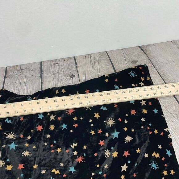 Nooki London Josie Printed Velvet Blouse Stars Print Long Sleeve pullover Large - Picture 16 of 16